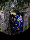 die THW Junghelfer*innen in der Höhle